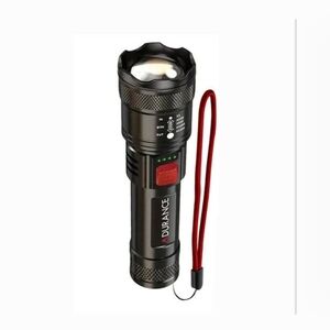 Durance 2 In 1 Tactical Rechargeable Flashlight NWT in Box